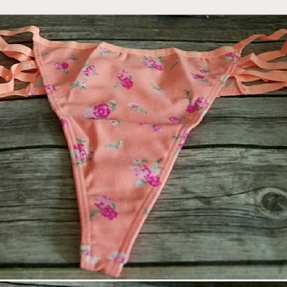 Size M strappy thong by PINK Victoria's Secret